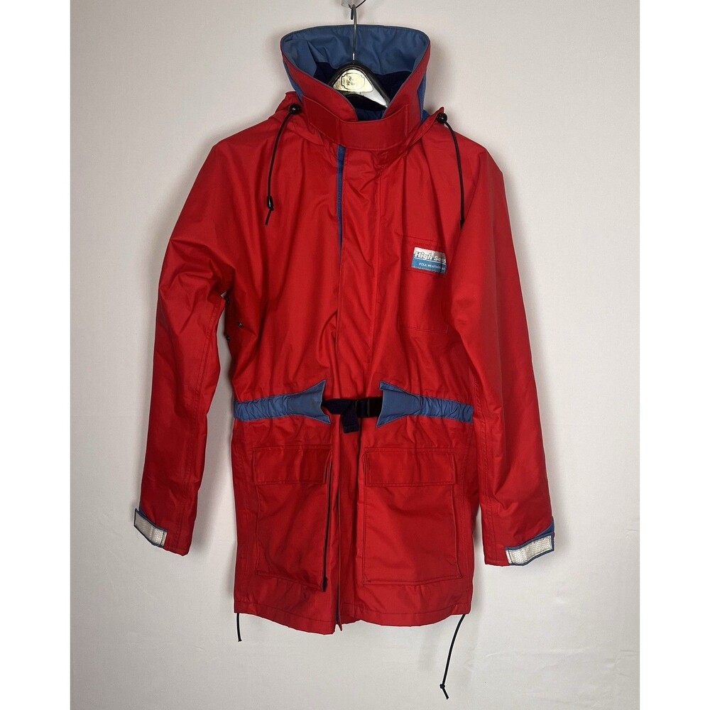 High Seas Foul Weather Gear Heavy Jacket Deep Sea Fishing L Marine Made inJapan
